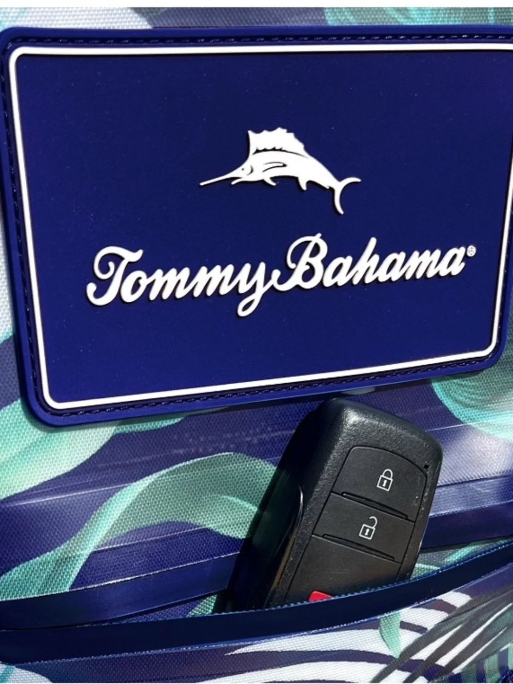 Tommy Bahama Navy Floral Waterproof Dry Bag